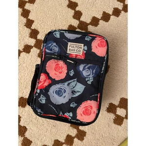 Fulton Bag Co. Pink & Blue Floral Lunch Bag